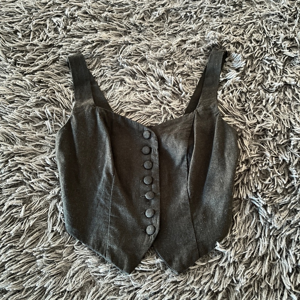 Glassons Button Up Corset Vest